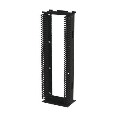Rack de Acero de 7ft x 19in, 45UR con Organizadores Verticales Y Guía Superior para Cableado.