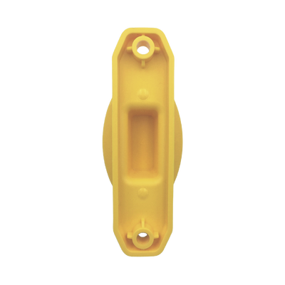 Aislador de Paso color Amarillo reforzado para cercos eléctricos, resistente al clima extremoso - Imagen 4