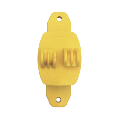 Aislador de Paso color Amarillo reforzado para cercos eléctricos, resistente al clima extremoso - Imagen 5