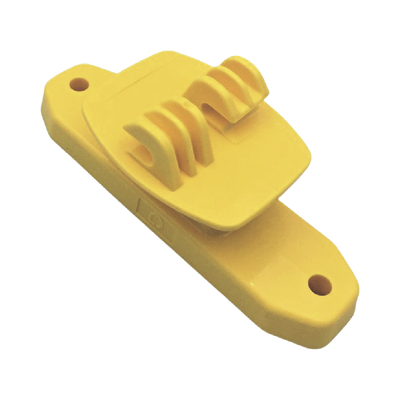 Aislador de Paso color Amarillo reforzado para cercos eléctricos, resistente al clima extremoso - Imagen 6