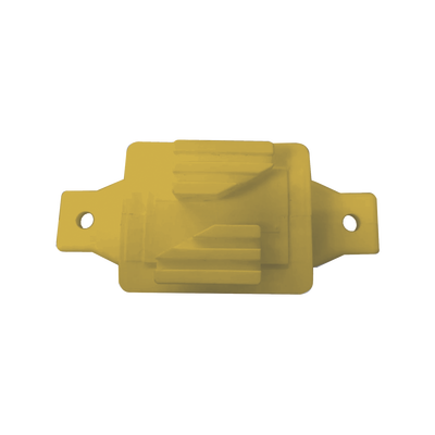 Aislador de Paso color Amarillo reforzado para cercos eléctricos, resistente al clima extremoso - Imagen 2
