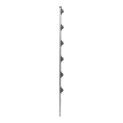 Poste con 6 Aisladores de PASO para Cerca Electrificada. Tubo Galva. de 1.4m, cal. 18 de 1" Diam. (Sin pintar). - Imagen 3