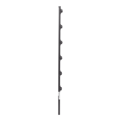 Poste con 6 Aisladores de PASO para Cerca Electrificada. Tubo Galva. de 1.4m, cal. 18 de 1" Diam. + Pintura Negra. - Imagen 3