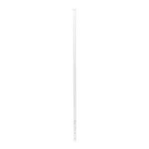 Poste de Esquina Blanco de Acero Galv. de 1.2m para Cerca Electrificada cal. 18 de 1" Diam. para 5 Aisladores (No incluidos).