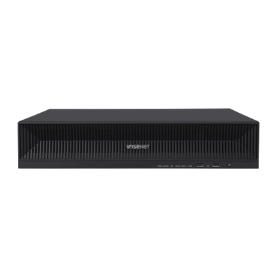 NVR 32 Megapixel (8K) / 32 Canales IP / Soporta 8 Discos Duros / H.265 & Wisestream / Wisenet P2P / ONVIF / Compatible con Cámaras IA / Salida HDMI en 4K - Imagen 2