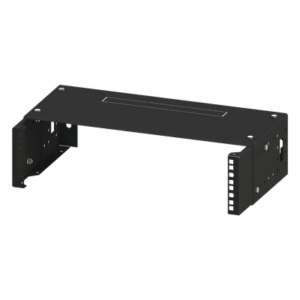 Rack Abierto de montaje en Pared, de 19in, Profundidad Ajustable (8" a 12") de 2.5 Unidades de rack, con Capacidad de Crecimiento.