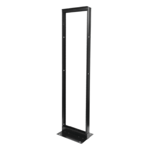 Rack de Dos Postes Estándar de 19", Numerado, Fabricado en Acero y 45 Unidades de Rack, Color Negro