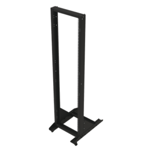Rack Móvil de Acero de 2 Postes, 45 UR, Incluye 4 Ruedas Uso Rudo.