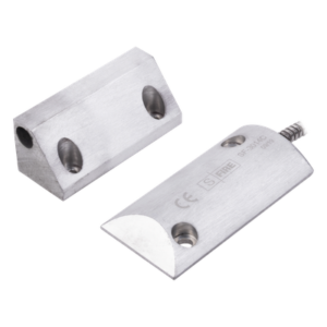 Contacto Magnético para Piso Uso Rudo / Salida Dual NC/NA / GAP 65 mm (2.5 in) / Aluminio / Cable Blindado 55 cm / UL & CE