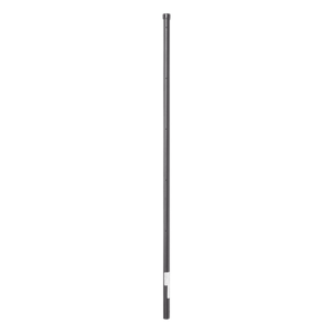 Poste de Esquina Negro de 1.2m para Cerca Electrificada de Tubo Galvanizado cal. 18 de 1"Diam. para 5 Aisladores (No incluidos).