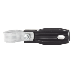 Aislador de Paso o Esquina con Abrazadera / 33-38 mm / Resina Virgen 100% / Anti-Arqueo / Tubería de Malla Ciclónica