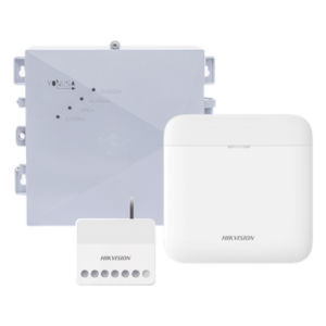 (AX PRO + YONUSA) KIT de Alarma AX PRO / Incluye: 1 Hub con bateria de respaldo / 1 Energizador 2500Mts Lineales / 1 Relevador 0 a 36 Vcc (Max. 5 A) con Entrada de Alarma 27/7