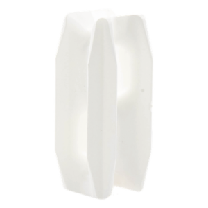 Aislador Blanco de Esquina para Cercos Eléctricos / 18 kV / Resinas Vírgenes / Resistencia 7.5-10.2 kg / Anti UV / 66 mm x 31.6 mm