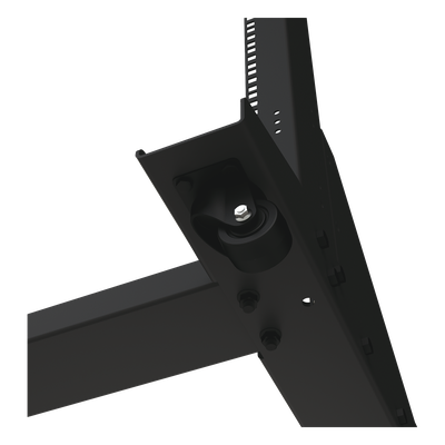 Rack Móvil de Acero de 2 Postes, 45 UR, Incluye 4 Ruedas Uso Rudo. - Imagen 4