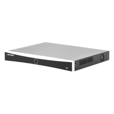 (ACUSENSE / Evita Falsas Alarmas) NVR 12 Megapixel (4K) / Reconocimiento Facial / 8 Canales IP / Base de Datos / 8 Puertos PoE+ / 2 Bahías de Disco Duro / Switch PoE 300 mts Modo Extendido - Imagen 3