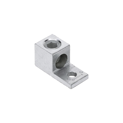 Conector Mecánico de Aluminio, de Un Orificio y Un Barril, para Cable de 14 a 2 AWG