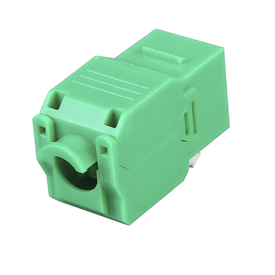 Módulo Jack Keystone Cat6A (toolless), con terminación en ángulo 180 º Color Verde, Compatible con Faceplate y Patchpanel Linkedpro - Imagen 2