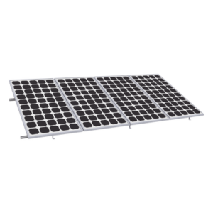 Montaje para Panel Solar, Riel de 4400mm para Módulos con Espesor de 35mm, Velocidad de Viento Máx. 136km/h