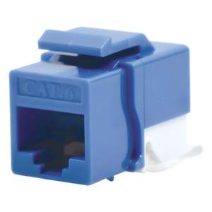Módulo Jack Cat6 sin herramienta (toolless) keystone - Color Azul