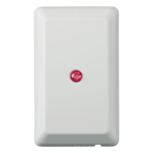 Módulo de gestión de energía Z-Wave que ajusta termostatos y luces según el estado de armado del sistema, compatible con paneles Honeywell LYNX y VISTA seleccionados