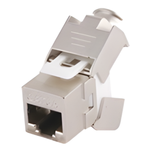 Módulo Jack Keystone Cat5e Blindado (STP) sin Herramienta (Toolless)