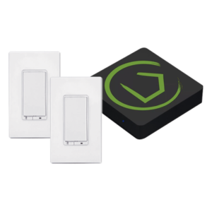 KIT HUB Controlador inteligente para dispositivos Zwave, Zigbee, Shelly, Lutron, incluye 1 HUB / 2 Apagadores inteligentes On/Off Zwave