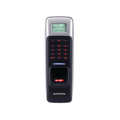 BioLite Net Lector de Huella con Teclado y PROX 125KHz EM/ Protección IP65 / Uso con BioStar 2