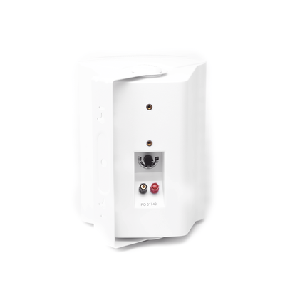 Altavoz de 2 vías para exteriores de 70V / 100V, woofer de 6.5 in, tweeter de cúpula suave de seda de 1in, blanco. - Imagen 5