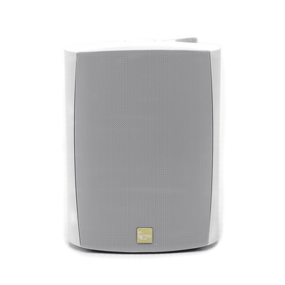 Altavoz de 2 vías para exteriores de 70V / 100V, woofer de 6.5 in, tweeter de cúpula suave de seda de 1in, blanco. - Imagen 2