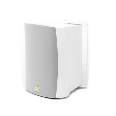 Altavoz de 2 vías para exteriores de 70V / 100V, woofer de 6.5 in, tweeter de cúpula suave de seda de 1in, blanco. - Imagen 3