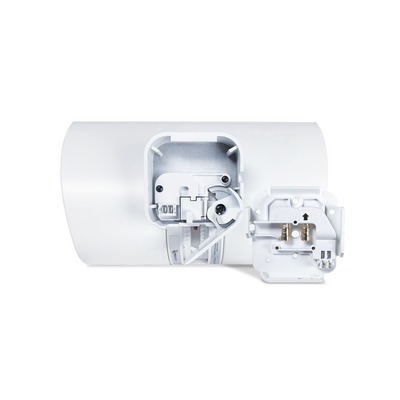 Altavoz exterior de 2 vías, controlador de 6,5", tweeter de 1", radiador que mejora los graves, tecnología de montaje de bloqueo rápido, 5 - 120 vatios, 8Ω. Blanco. - Imagen 4