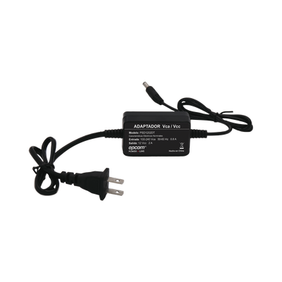 Adaptador 12 Vcc / 2 Amp / Con Terminales de Extensión / Distancias de cable hacia Vca 50 cm / Distancia de cable hacia dispositivo de 50 cm - Imagen 2