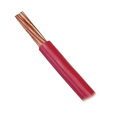 Cable Eléctrico 8 awg color rojo,Conductor de cobre suave cableado. Aislamiento de PVC, auto extinguible. BOBINA 100 MTS
