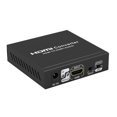 Extractor de Audio de HDMI a HDMI + Audio / Salida de Audio Digital o Análoga / SPDIF / Toslink / Auxiliar 3.5mm (Estéreo) / Salida HDMI solo video / Soporta ARC / HDR / HDCP / Separa el Audio del Contenido HDMI . - Imagen 3