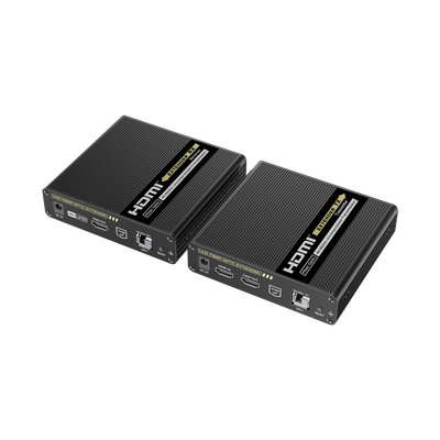 Kit Extensor HDMI por FIBRA ÓPTICA 10G a 40 Km / Resolución 4K@60Hz/ Monomodo (SMF) / IPCOLOR PIXEL / Cero Latencia/ Sin Comprimir / S/PDIF / ARC / RS-232 / Salida Loop / Transceptores Ópticos (GBIC) Incluidos / IR bidireccional. - Imagen 3