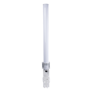 Antena Omnidireccional en 2.4 GHz, Rango de Frecuencias (2.3 - 2.5 GHz), Ganancia de 10 dBi, Doble Polaridad MIMO 2x2, Incluye Jumpers