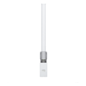 Antena omnidireccional, potente cobertura de 360°, doble polaridad MIMO 2x2, frecuencia 5 GHz (5.45-5.85 GHz) de 13 dBi