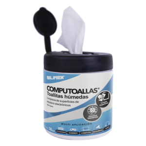 Toallas húmedas antibacteriales, para limpieza de gabinetes, equipos de cómputo, audio, vídeo y telefonía, 30 piezas