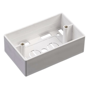 Caja de Pared Universal, Color blanco, Para montaje con Placas de Pared