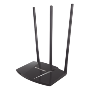 Router N de alta potencia 300 Mbps / 1 Puerto WAN 10/100 / 3 Puertos LAN 10/100 / Chip PA (potencia transmisión 2x) / 3 Antenas de 7 dBi