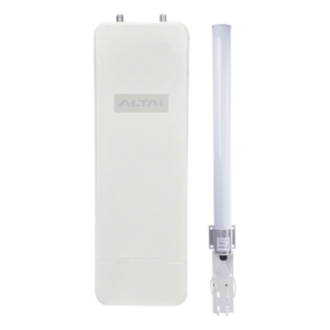 Super Kit WiFi Omnidireccional en 2.4 GHz para WISP, Hasta 300 m de Cobertura, El Kit Incluye Punto de Acceso C1XN+ y Antena Omnidireccional de 10 dBi, Administración en Nube Gratis con INSIGHTS