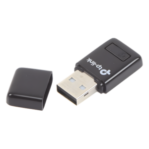 Mini Adaptador USB inalámbrico N 300 Mbps 2.4 GHz con 1 antena interna