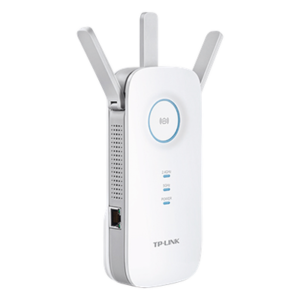 Repetidor / Extensor de Cobertura WiFi AC, 1750 Mbps, doble banda 2.4 GHz y 5 GHz, con 1 puerto 10/100/1000 Mbps, 3 antenas externas