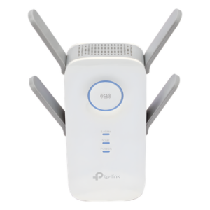 Repetidor / Extensor de Cobertura WiFi AC, 2600 Mbps, doble banda 2.4 GHz y 5 GHz, con 1 puerto 10/100/1000 Mbps, 4 antenas externas