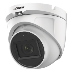 AUDIO POR COAXITRON / Domo TURBOHD 2 Megapixel (1080p) / Gran Angular 106° / Lente 2.8 mm / 20 mts IR EXIR / Exterior IP66 / 4 Tecnologías / dWDR / Metal