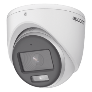 [ColorVu] Turret TURBOHD 3K (5 Megapixel) / Lente 2.8 mm / Micrófono Integrado / Imagen a Color 24/7 / 20 mts Luz Blanca / Exterior IP67 / dWDR / 4 Tecnologías