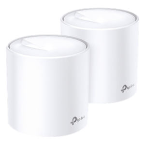 Kit 2 Routers Inalámbricos MESH Interior para Hogar / Doble Banda Wi-Fi 6 AX1800 Mbps / 2 Puerto Gigabit WAN/LAN / 2 Antenas Internas / Administración Mediante la App Deco (iOS, Android) / Protección HomeShield