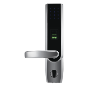 Cerradura autónoma izquierda bluetooth de huella digital, tarjeta de proximidad y contraseña / APP ZKSmarKey