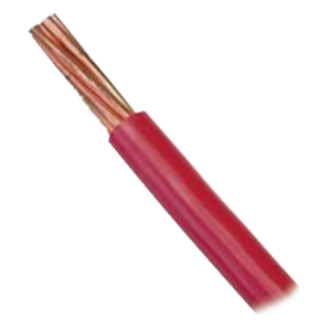 Cable Eléctrico 8 awg color rojo,Conductor de cobre suave cableado. Aislamiento de PVC, auto extinguible. BOBINA 100 MTS