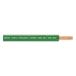 Cable THW-LS / Calibre 8 AWG / 19 Hilos / Color Verde / Bobina 100 m (328 ft)